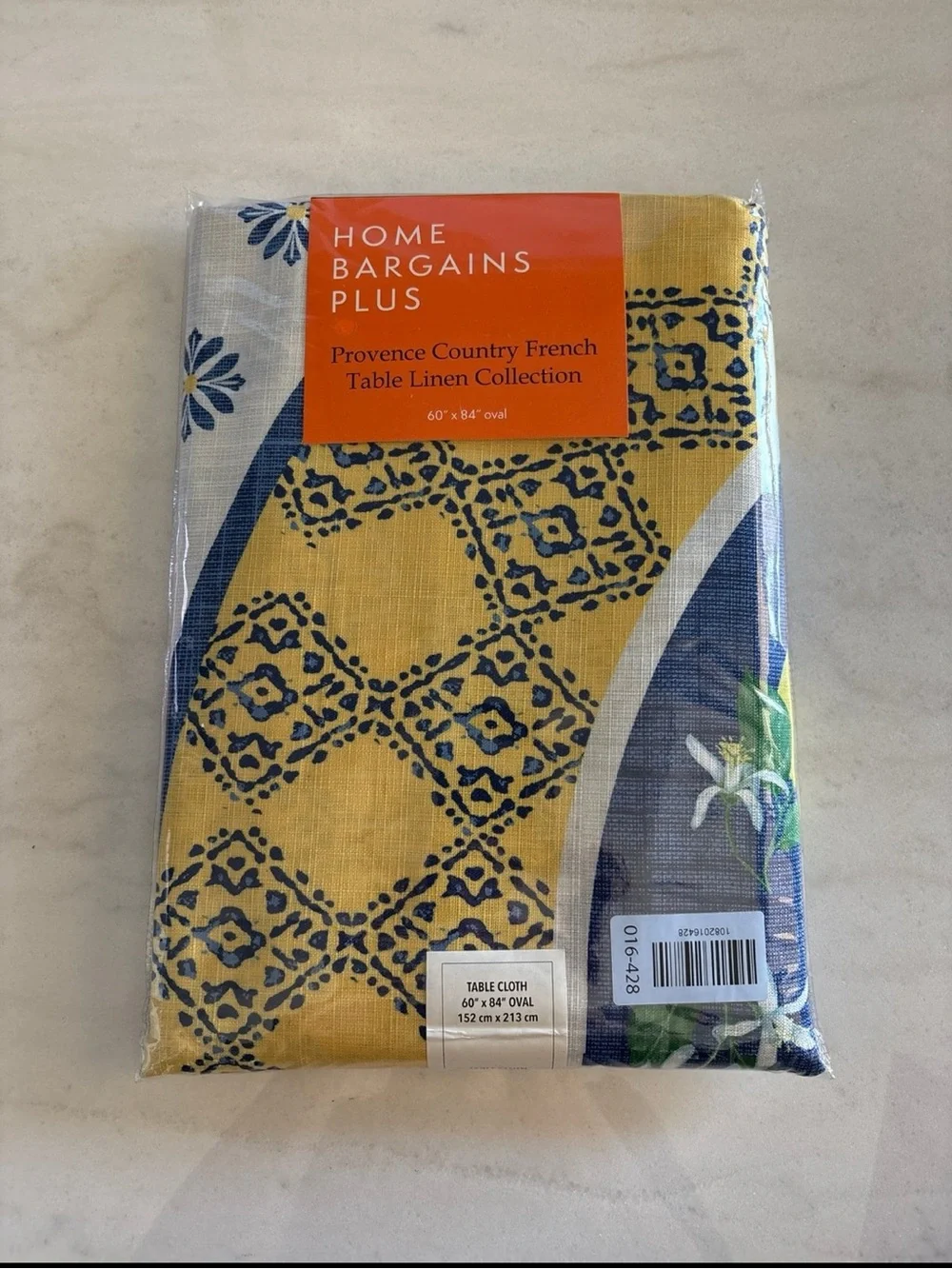 Oval Fabric Tablecloth